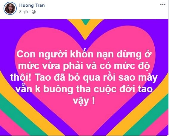 Que Van phan phao viec nghi la nguoi bi vo cu Viet Anh xeo xat