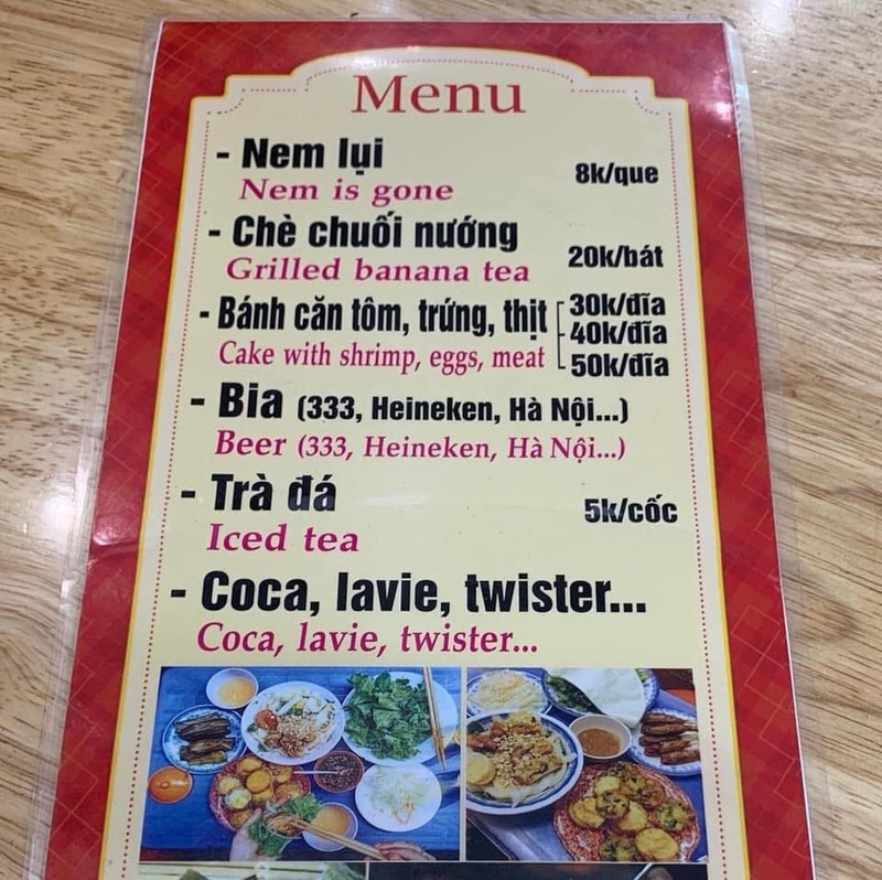 Thuc don sieu hai huoc khi nho Google dich menu tu Viet sang Anh-Hinh-2