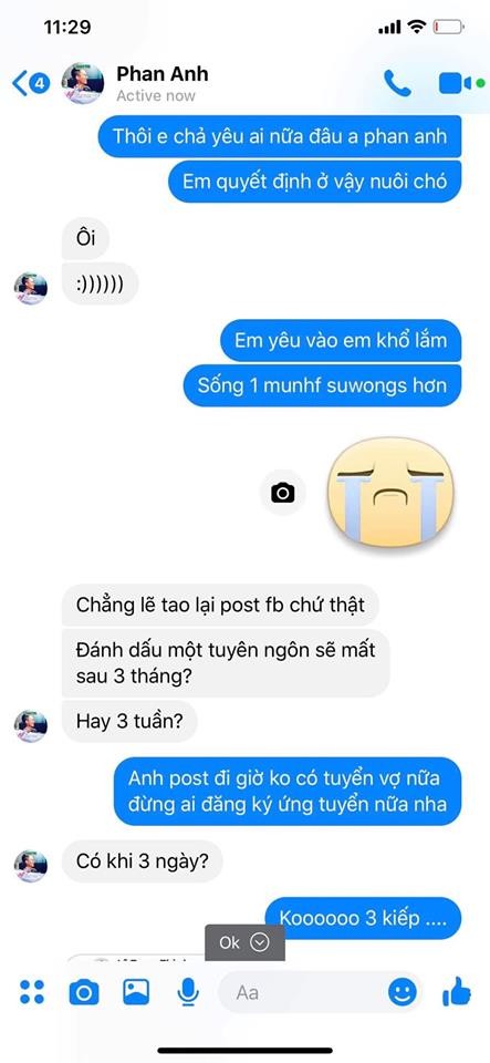 Erik khien fans khong nhin noi cuoi voi tuyen ngon ''o vay nuoi cho''