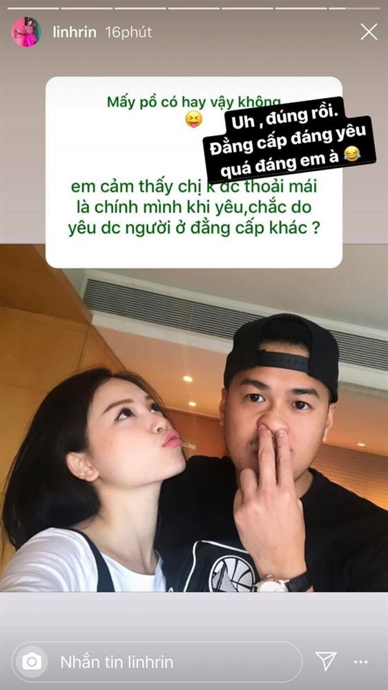 Phan ung la cua Linh Rin khi bi mia mai yeu nguoi dang cap khac biet-Hinh-2