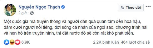 Nha van Nguyen Ngoc Thach an y mia mai, che bai Dong Nhi?