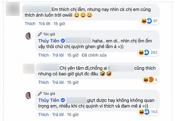 Thuy Tien dan mat anti fan: 'Nhieu khi chi danh ghen vi thich va dam me'