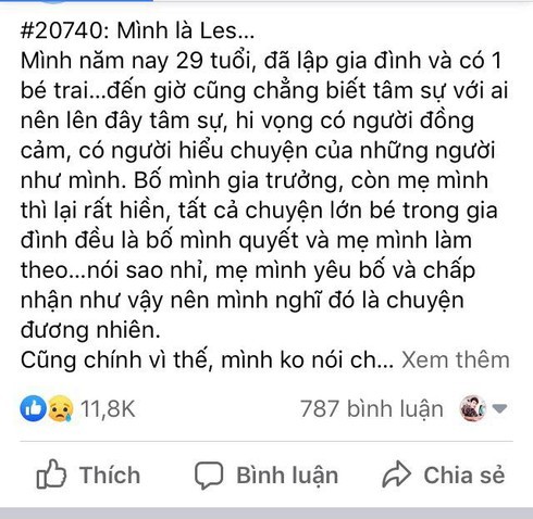 Dong tinh nhung van nham mat lay chong, sinh con va nhan cai ket dau kho