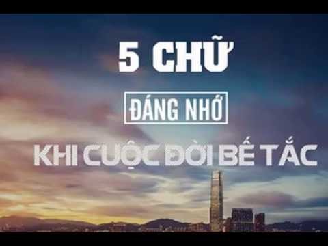 Khac ghi 5 chu vang la tien duoc giup ban vuot qua moi kho khan