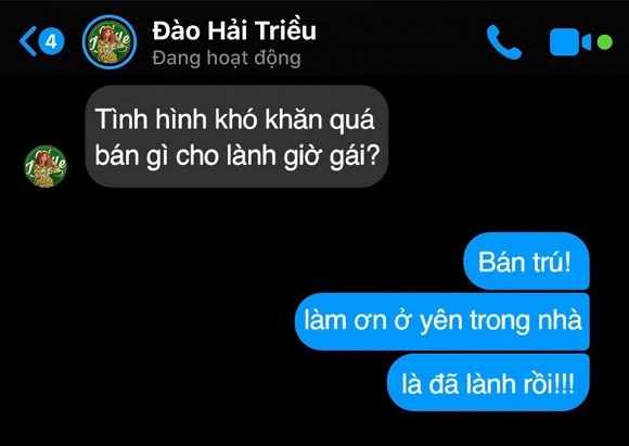 BB Tran hoi Hai Trieu nen ban gi mua dich va cau tra loi 'hu hon'