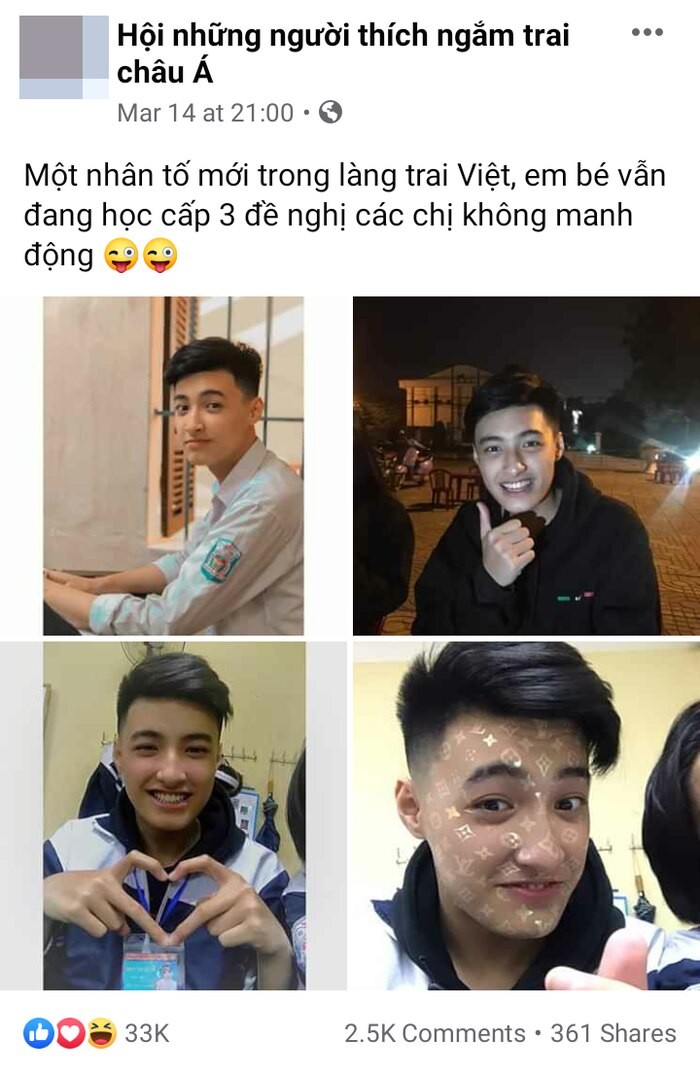 Xuat hien 'hotboy vuon truong' duoc dan mang rao riet 'truy lung'-Hinh-2