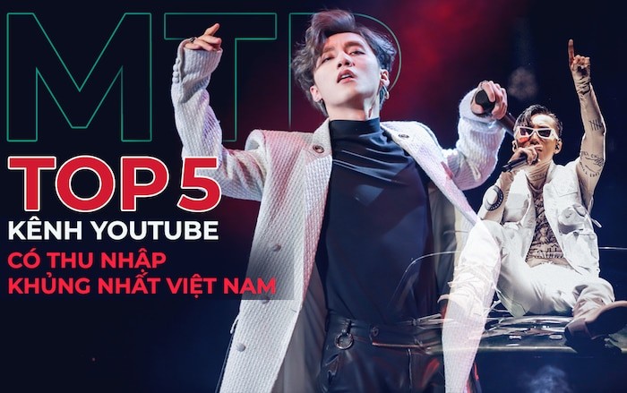 5 kenh YouTube co thu nhap khung nhat Viet Nam