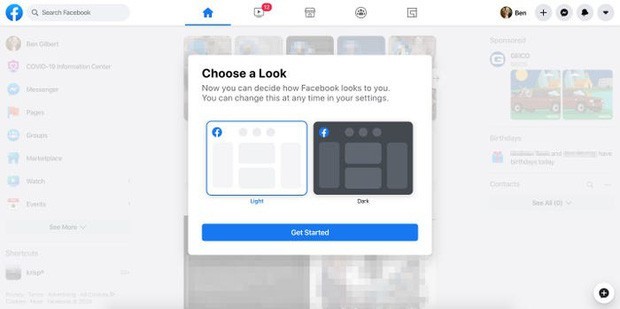 Facebook web update giao dien 'den si' cho nguoi dung Viet Nam-Hinh-3