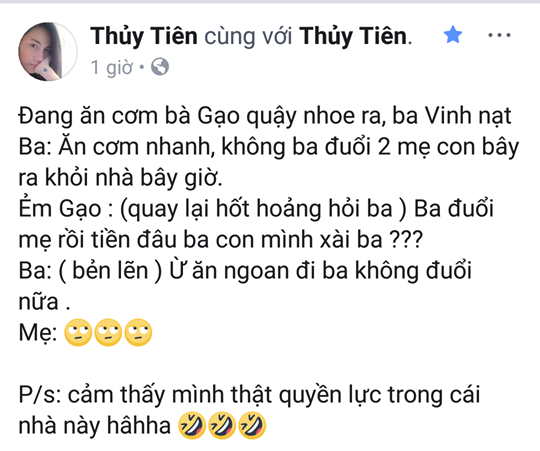 Lo mieng doa con gai, Cong Vinh giat nay khi bi con 'phan don'