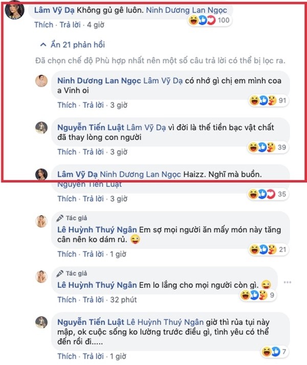 Lan Ngoc tiet lo Thuy Ngan dang hen ho chi qua mot comment?-Hinh-2