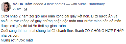 Hari Won tiet lo moi dang ky ket hon cung Tran Thanh