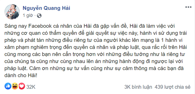 Tranh cai viec cong dong mang “bao like” cho hacker vu Quang Hai-Hinh-2