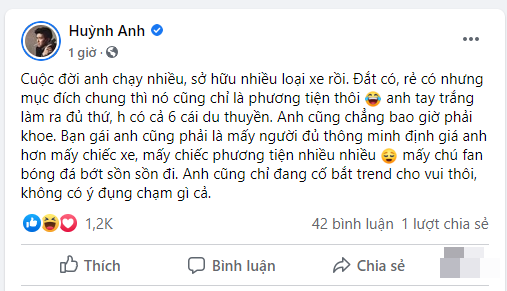 Hong Que 'khia nang' Huynh Anh sau status da deu Quang Hai-Hinh-2