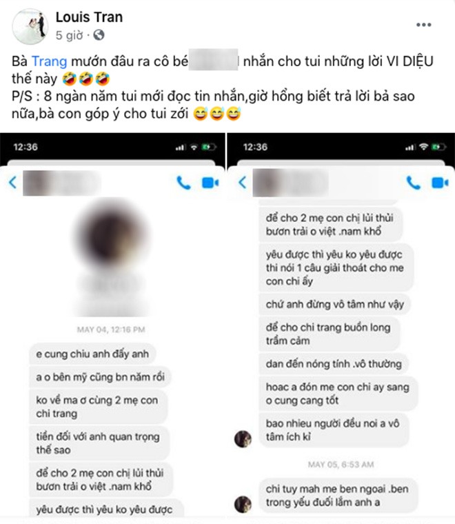 Chong Trang Tran bi fan cua vo trach moc la 'vo tam, ich ki'-Hinh-2