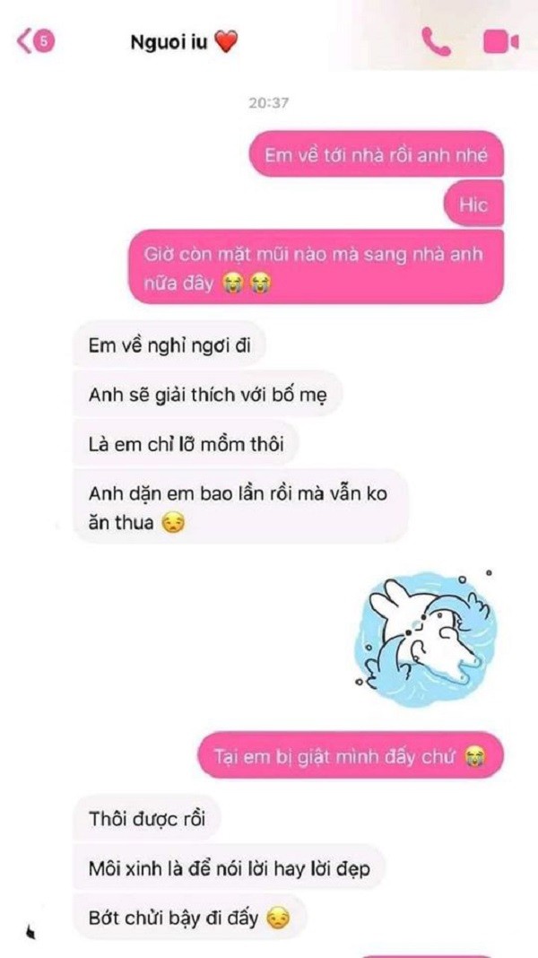 Ve ra mat nguoi yeu, co gai noi mot cau khien ca nha 