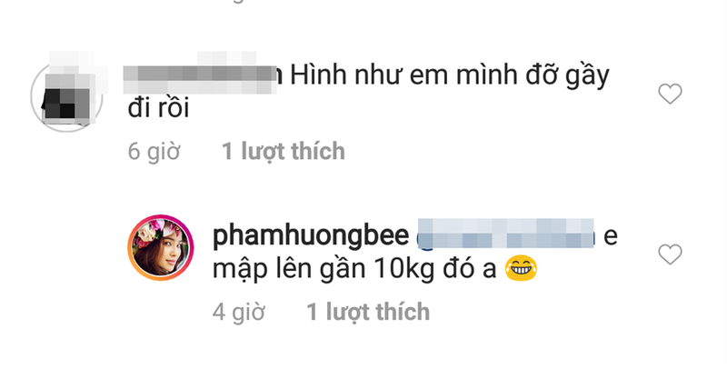 Hoa hau Pham Huong tang gan 10kg, vuong nghi van co con thu 2-Hinh-2