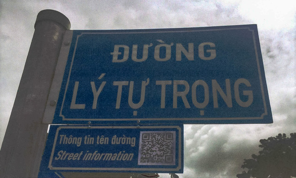 TP.HCM: Xuat hien ma QR la tren bang ten duong