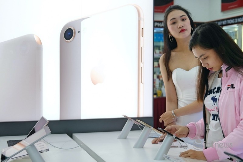Apple bi danh rot khoi top 5 hang smartphone lon tai Viet Nam
