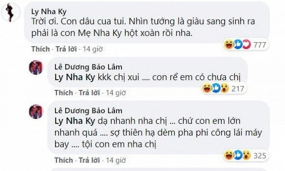 Le Duong Bao Lam tiep tuc lay loi moi lai cho con gai