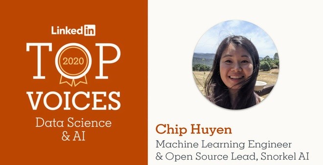 Huyen Chip dung thu 5 trong danh sach Top Voices do LinkedIn binh chon