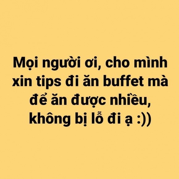 Dan mang chia se bi kip de an buffet khong lo