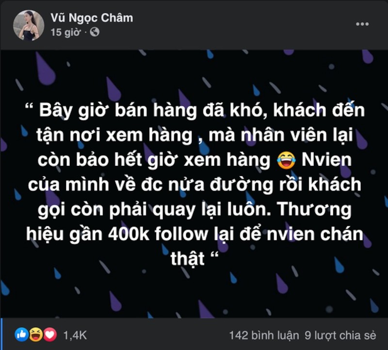 Tiem dong cua van doi vao mua, Vu Ngoc Cham nhan cai ket dang