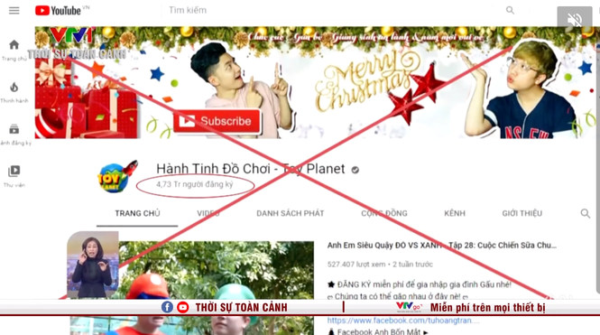 4 kenh YouTube co noi dung nham nhi cua Viet Nam