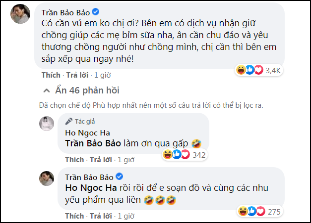 BB Tran ngo loi xin duoc cham ho chong cua Ha Ho