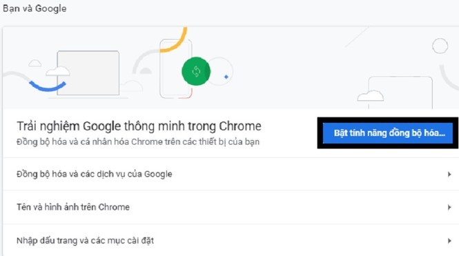 Cach bat tinh nang dong bo hoa tren Google Chrome-Hinh-2