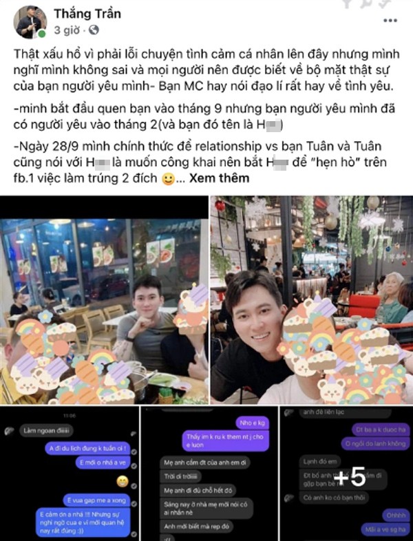 Dong thai gay chu y cua nam MC noi tieng gioi LGBT