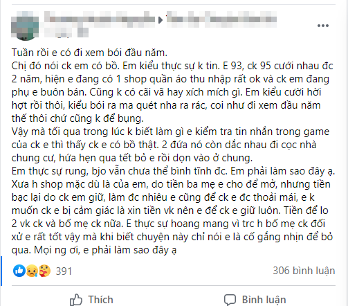 Dau nam vo rung roi khi thay phan 