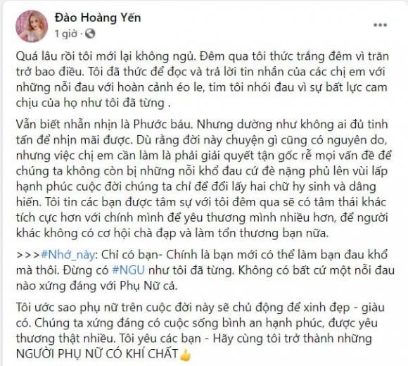 Hoang Yen nhan nhu phu nu: 