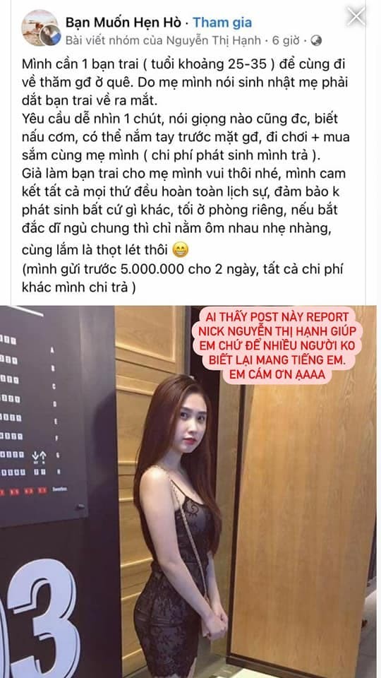 Hot girl len tieng khi bi nguoi khac muon anh dang tuyen ban trai