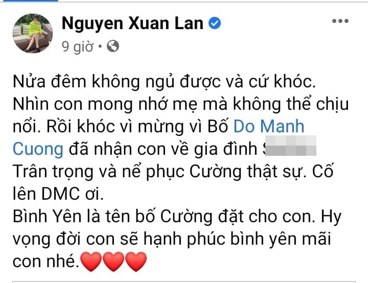 Xuan Lan bi moc mia vi khoc thuong con nuoi Do Manh Cuong-Hinh-2