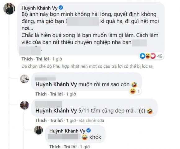 Vo Phan Manh Quynh buc xuc khi bo anh cuoi nhieu loi