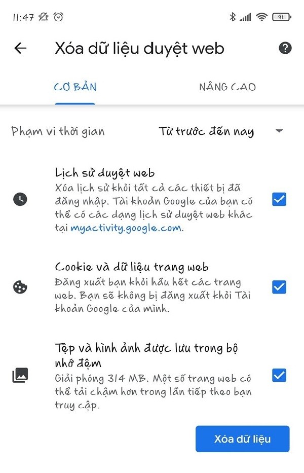 Meo xoa lich su tim kiem Google tren may tinh, dien thoai Android va iPhone-Hinh-11