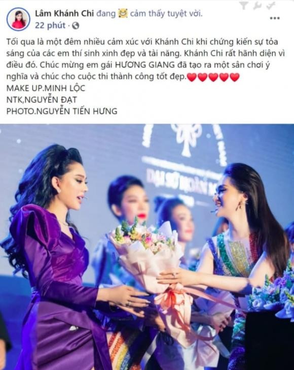 Lam Khanh Chi cong khai tin nhan duoc Huong Giang quan tam-Hinh-3