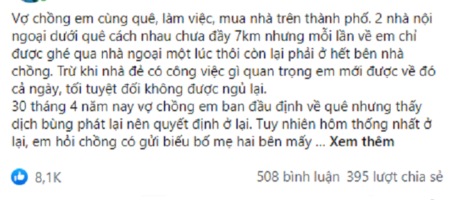 Biet chong len bieu bo me de 10 trieu, va hanh dong cua nguoi vo