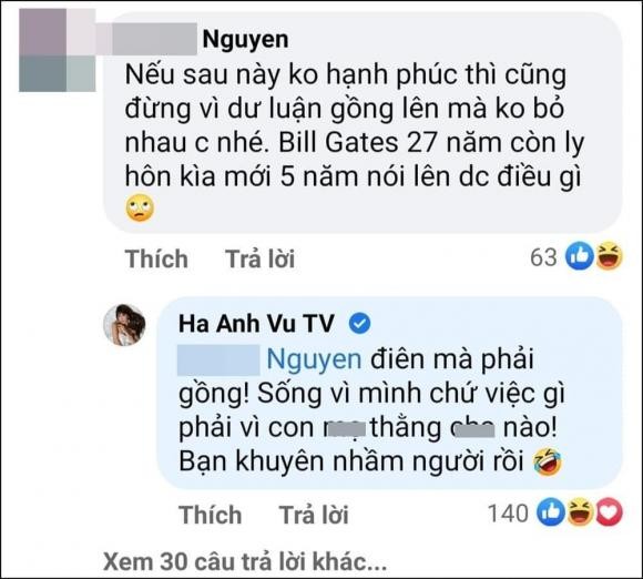 Ha Anh dap tra cuc gat khi bi mia mai qua tu tin vao hon nhan-Hinh-2