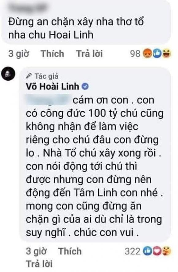 Cong dong mang bat ngo dao lai man dap tra cuc cang cua Hoai Linh