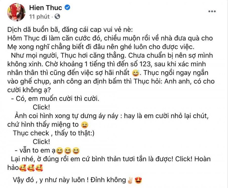 Hien Thuc nhan con mua loi khen voi nhan sac moc tuoi 40