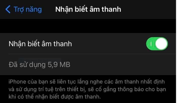 Meo bat tinh nang phat hien tieng em be khoc tren iPhone