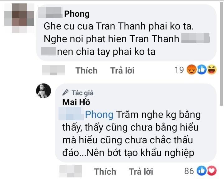 Bi nghi chia tay Tran Thanh vi chuyen nhay cam, Mai Ho phan ung cuc gat-Hinh-2