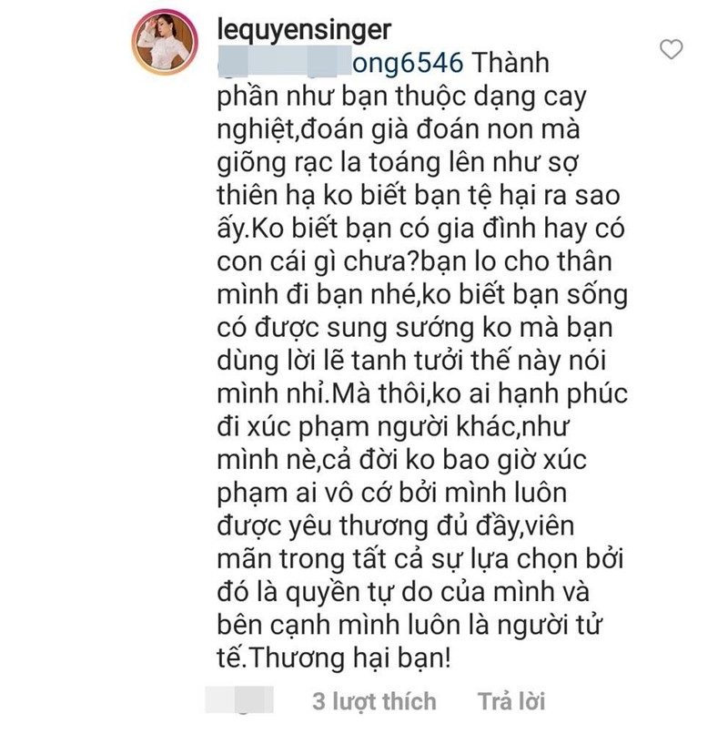 Le Quyen bi noi 