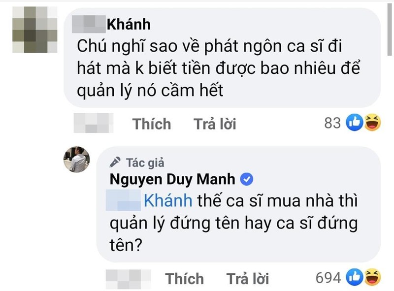 Phi Nhung vuong on ao voi con nuoi, Duy Manh 