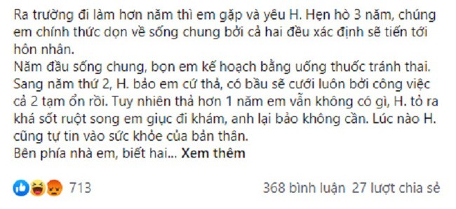 Ket hon voi nguoi khac vi nghi ban gai khong biet de va cai ket