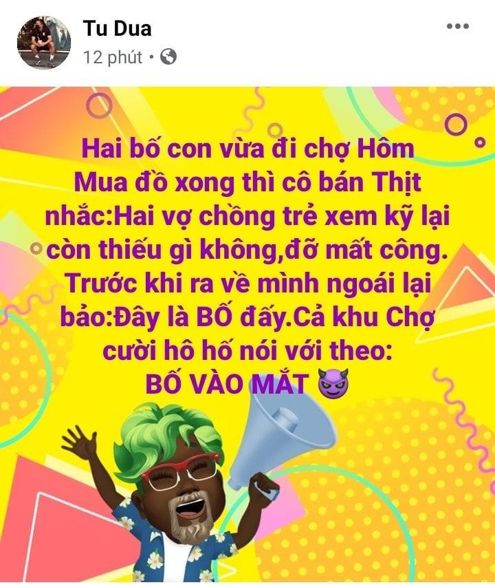 Tu Dua giat minh khi bi nham thanh chong cua con gai