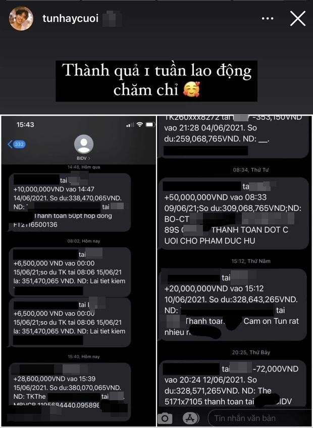 Vlogger Tun Pham thu nhap khung, bao gia PR 