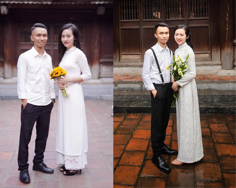 Cặp đôi về nơi lần đầu gặp nhau để chụp ảnh cưới