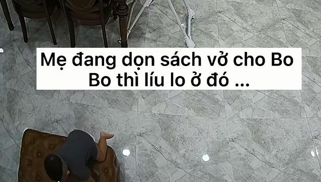 Thot tim nhin con trai Hoa Minzy nga ngua tu tren cao-Hinh-3